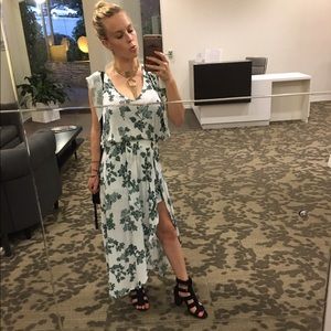Steele Floral Maxi Romper Dress